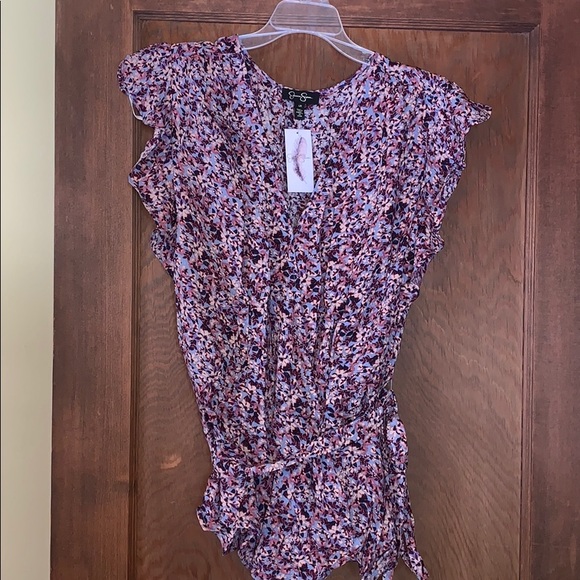 Jessica Simpson Tops - Jessica Simpson plus size floral wrap top